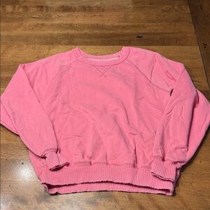 American Eagle Women's Pink Sweatshirt